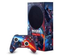 Head Case Designs Officially Licensed EA Bioware Mass Effect Key Art Legendary Graphics Game Console Wrap and Game Controller Skin Bundle Compatible With Xbox Series S Console & Controller Bundle