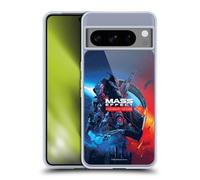 Head Case Designs Officially Licensed EA Bioware Mass Effect Key Art Legendary Graphics Gel Case [Military Grade Protection] Compatible With Google Pixel 8 Pro