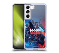Head Case Designs Officially Licensed EA Bioware Mass Effect Key Art Legendary Graphics Gel Case [Military Grade Protection] Compatible with Samsung Galaxy S22 5G and Compatible with MagSafe