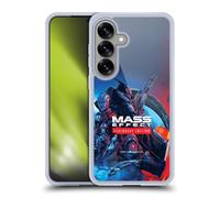 Head Case Designs Officially Licensed EA Bioware Mass Effect Key Art Legendary Graphics Gel Case [Military Grade Protection] Compatible with Samsung Galaxy S25 and Compatible with MagSafe