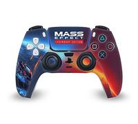 Head Case Designs Officially Licensed EA Bioware Mass Effect Key Art Legendary Graphics Vinyl Faceplate Sticker Gaming Skin Decal Cover Compatible With Sony PlayStation 5 PS5 DualSense Controller