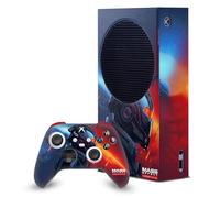 Head Case Designs Officially Licensed EA Bioware Mass Effect N7 Armor Legendary Graphics Game Console Wrap and Game Controller Skin Bundle Compatible With Xbox Series S Console & Controller Bundle