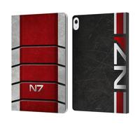 Head Case Designs Officially Licensed EA Bioware Mass Effect N7 Logo Armor Graphics Leather Wallet Case Compatible With Apple iPad Air 13 2024/2025