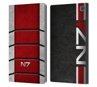 Head Case Designs Officially Licensed EA Bioware Mass Effect N7 Logo Armor Graphics Leather Wallet Case Compatible With Amazon Fire Max 11 2023