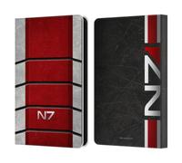 Head Case Designs Officially Licensed EA Bioware Mass Effect N7 Logo Armor Graphics Leather Wallet Case Compatible With Amazon Kindle 11th Gen (2024)