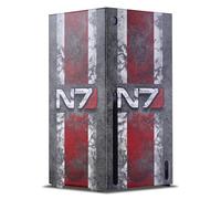Head Case Designs Officially Licensed EA Bioware Mass Effect N7 Logo Distressed Graphics Game Console Wrap Case Cover Compatible With Xbox Series X