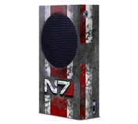Head Case Designs Officially Licensed EA Bioware Mass Effect N7 Logo Distressed Graphics Game Console Wrap Case Cover Compatible With Xbox Series S Console