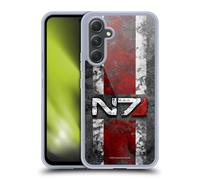 Head Case Designs Officially Licensed EA Bioware Mass Effect N7 Logo Distressed Graphics Gel Case [Military Grade Protection] Compatible With Samsung Galaxy A54 5G