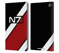 Head Case Designs Officially Licensed EA Bioware Mass Effect N7 Logo Stripes Graphics Leather Wallet Case Compatible With Amazon Fire Max 11 2023