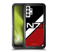 Head Case Designs Officially Licensed EA Bioware Mass Effect N7 Logo Stripes Graphics Ultra-Armoured Shockproof Case [Military Grade Protection] Compatible With Samsung Galaxy A13 (2022)