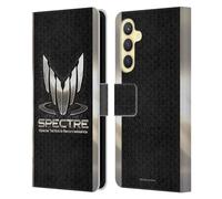 Head Case Designs Officially Licensed EA Bioware Mass Effect Spectre 3 Badges And Logos Leather Wallet Case Compatible With Samsung Galaxy S23 FE 5G