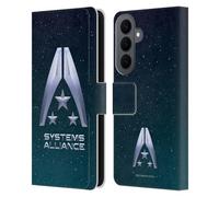 Head Case Designs Officially Licensed EA Bioware Mass Effect Systems Alliance Logo Graphics Leather Wallet Case Compatible With Samsung Galaxy S26 Plus