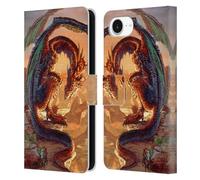 Head Case Designs Officially Licensed Ed Beard Jr Bravery Misplaced Dragons Leather Wallet Case Compatible With Apple iPhone 16e
