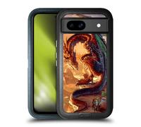 Head Case Designs Officially Licensed Ed Beard Jr Bravery Misplaced Dragons Ultra-Armoured Shockproof Case [Military Grade Protection] Compatible With Google Pixel 8a