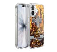 Head Case Designs Officially Licensed Ed Beard Jr Celtic Autumn Cross Dragons Gel Case [Military Grade Protection] Compatible with Apple iPhone 17 and Compatible with MagSafe