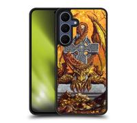 Head Case Designs Officially Licensed Ed Beard Jr Celtic Autumn Cross Mythical Series Gel Armour Case [Military Grade Protection] Compatible With Samsung Galaxy S25 FE