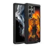 Head Case Designs Officially Licensed Ed Beard Jr Harbinger Of Fire Dragons Ultra-Armoured Shockproof Case [Military Grade Protection] Compatible With Samsung Galaxy S22 Ultra 5G