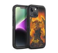 Head Case Designs Officially Licensed Ed Beard Jr Harbinger Of Fire Mythical Series Ultra-Armoured Shockproof Case [Military Grade Protection] Compatible With Apple iPhone 14