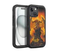 Head Case Designs Officially Licensed Ed Beard Jr Harbinger Of Fire Mythical Series Ultra-Armoured Shockproof Case [Military Grade Protection] Compatible With Apple iPhone 15
