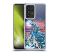 Head Case Designs Officially Licensed Ed Beard Jr Moon Song Wolf Moon Dragons Gel Case [Military Grade Protection] Compatible With Samsung Galaxy A53 5G (2022)