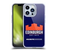 Head Case Designs Officially Licensed Edinburgh Rugby Always Edinburgh Logo 2 Gel Case [Military Grade Protection] Compatible with Apple iPhone 13 Pro and Compatible with MagSafe