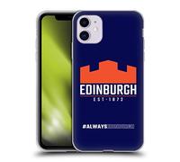 Head Case Designs Officially Licensed Edinburgh Rugby Always Edinburgh Logo 2 Soft Gel Case [Military Grade Protection] Compatible With Apple iPhone 11