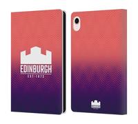 Head Case Designs Officially Licensed Edinburgh Rugby Training Graphic Art Leather Wallet Case Compatible With Apple iPad mini (2021/2024)