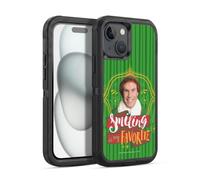 Head Case Designs Officially Licensed Elf Movie Smiling Is My favorite Graphics 2 Ultra-Armoured Shockproof Case [Military Grade Protection] Compatible With Apple iPhone 15