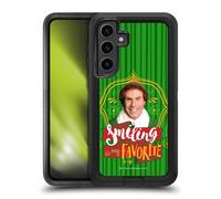 Head Case Designs Officially Licensed Elf Movie Smiling Is My favorite Graphics 2 Ultra-Armoured Shockproof Case [Military Grade Protection] Compatible With Samsung Galaxy S24+ 5G