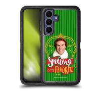 Head Case Designs Officially Licensed Elf Movie Smiling Is My favorite Graphics 2 Ultra-Armoured Shockproof Case [Military Grade Protection] Compatible With Samsung Galaxy S25 FE