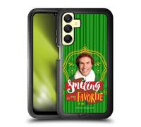 Head Case Designs Officially Licensed Elf Movie Smiling Is My favorite Graphics 2 Ultra-Armoured Shockproof Case [Military Grade Protection] Compatible With Samsung Galaxy A25 5G
