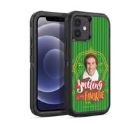 Head Case Designs Officially Licensed Elf Movie Smiling Is My favorite Graphics 2 Ultra-Armoured Shockproof Case [Military Grade Protection] Compatible With Apple iPhone 12 / iPhone 12 Pro