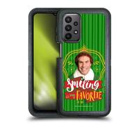 Head Case Designs Officially Licensed Elf Movie Smiling Is My favorite Graphics 2 Ultra-Armoured Shockproof Case [Military Grade Protection] Compatible With Samsung Galaxy A23 / 5G (2022)