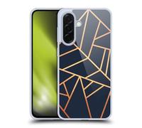Head Case Designs Officially Licensed Elisabeth Fredriksson Copper And Midnight Navy Stone Collection Gel Case [Military Grade Protection] Compatible With Samsung Galaxy A36 5G