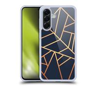 Head Case Designs Officially Licensed Elisabeth Fredriksson Copper And Midnight Navy Stone Collection Gel Case [Military Grade Protection] Compatible With Samsung Galaxy A56 5G