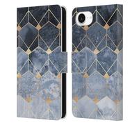 Head Case Designs Officially Licensed Elisabeth Fredriksson Hexagons And Diamonds Sparkles Leather Wallet Case Compatible With Apple iPhone 16e