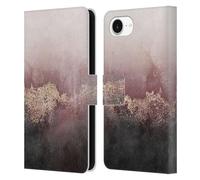 Head Case Designs Officially Licensed Elisabeth Fredriksson Pink Sky Sparkles Leather Wallet Case Compatible With Apple iPhone 16e