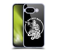 Head Case Designs Officially Licensed Elton John Key Art 2 Rocketman Gel Case [Military Grade Protection] Compatible With Google Pixel 9A