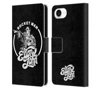 Head Case Designs Officially Licensed Elton John Key Art 2 Rocketman Leather Wallet Case Compatible With Apple iPhone 16e