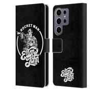 Head Case Designs Officially Licensed Elton John Key Art 2 Rocketman Leather Wallet Case Compatible with Samsung Galaxy S25 Ultra