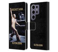 Head Case Designs Officially Licensed Elton John Key Art 3 Rocketman Leather Wallet Case Compatible with Samsung Galaxy S25 Ultra