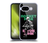 Head Case Designs Officially Licensed Elton John Key Art 5 Rocketman Gel Case [Military Grade Protection] Compatible With Google Pixel 9A