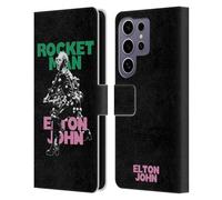 Head Case Designs Officially Licensed Elton John Key Art 5 Rocketman Leather Wallet Case Compatible with Samsung Galaxy S25 Ultra