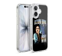 Head Case Designs Officially Licensed Elton John Key Art Rocketman Gel Case [Military Grade Protection] Compatible with Apple iPhone 17 and Compatible with MagSafe