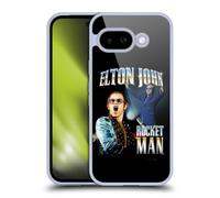 Head Case Designs Officially Licensed Elton John Key Art Rocketman Gel Case [Military Grade Protection] Compatible With Google Pixel 9A