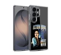 Head Case Designs Officially Licensed Elton John Key Art Rocketman Gel Case [Military Grade Protection] Compatible with Samsung Galaxy S26 Ultra and Compatible with MagSafe