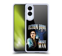 Head Case Designs Officially Licensed Elton John Key Art Rocketman Gel Case [Military Grade Protection] Compatible With Samsung Galaxy S25 Edge