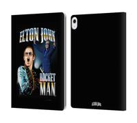 Head Case Designs Officially Licensed Elton John Key Art Rocketman Leather Wallet Case Compatible With Apple iPad Air 13 2024/2025