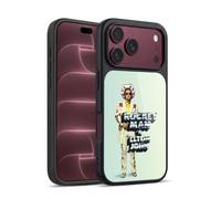Head Case Designs Officially Licensed Elton John Rocket Man Single Artwork Gel Armour Case [Military Grade Protection] Compatible With Apple iPhone 18 Pro