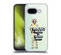 Head Case Designs Officially Licensed Elton John Rocket Man Single Artwork Gel Case [Military Grade Protection] Compatible With Google Pixel 9A